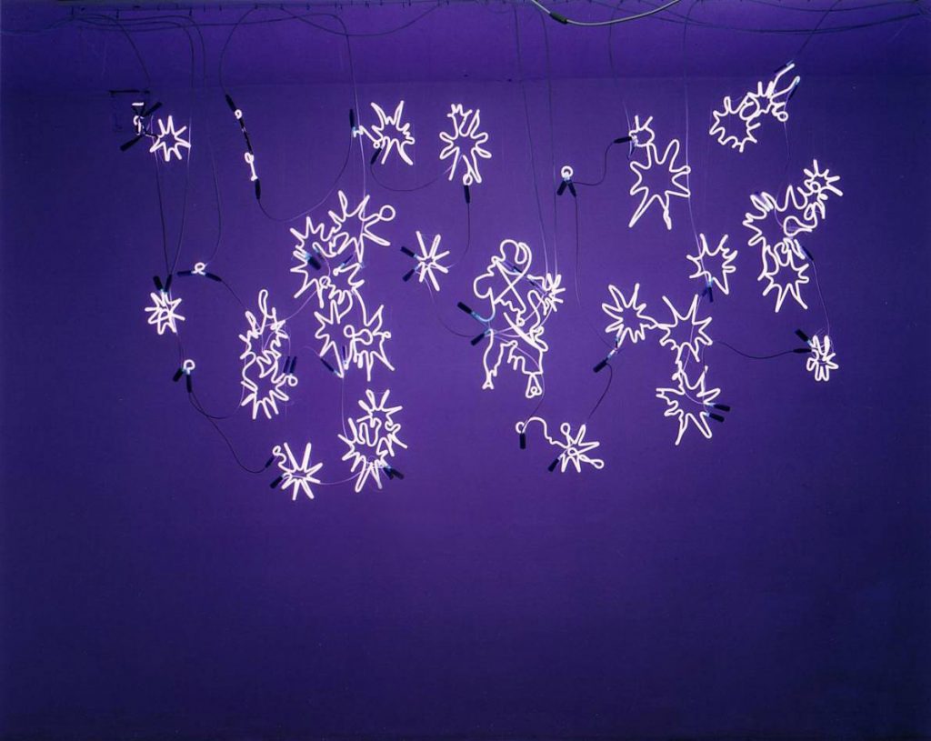 Blair Thurman, All stars, 2000 - Neon, Dimensioni variabili