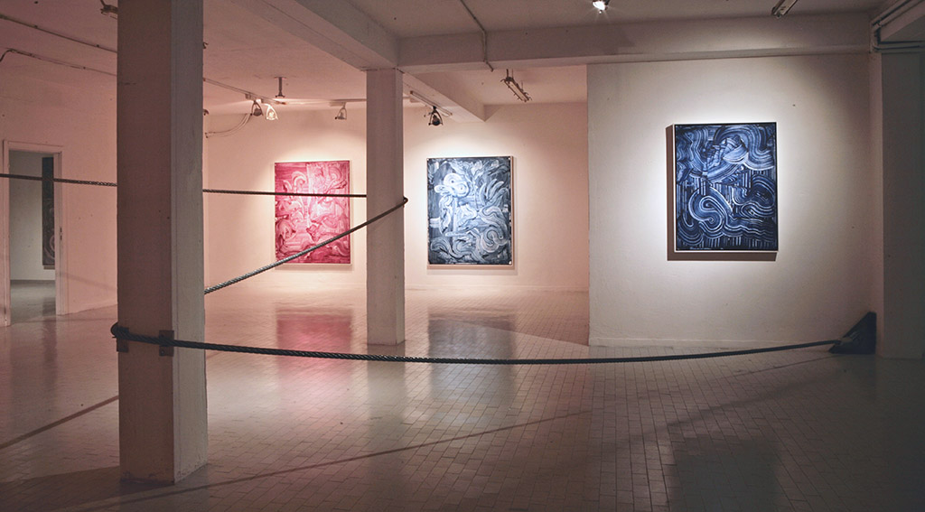 Fabrizio Gazzarri, Installazione mostra "Rossori 2", 2019